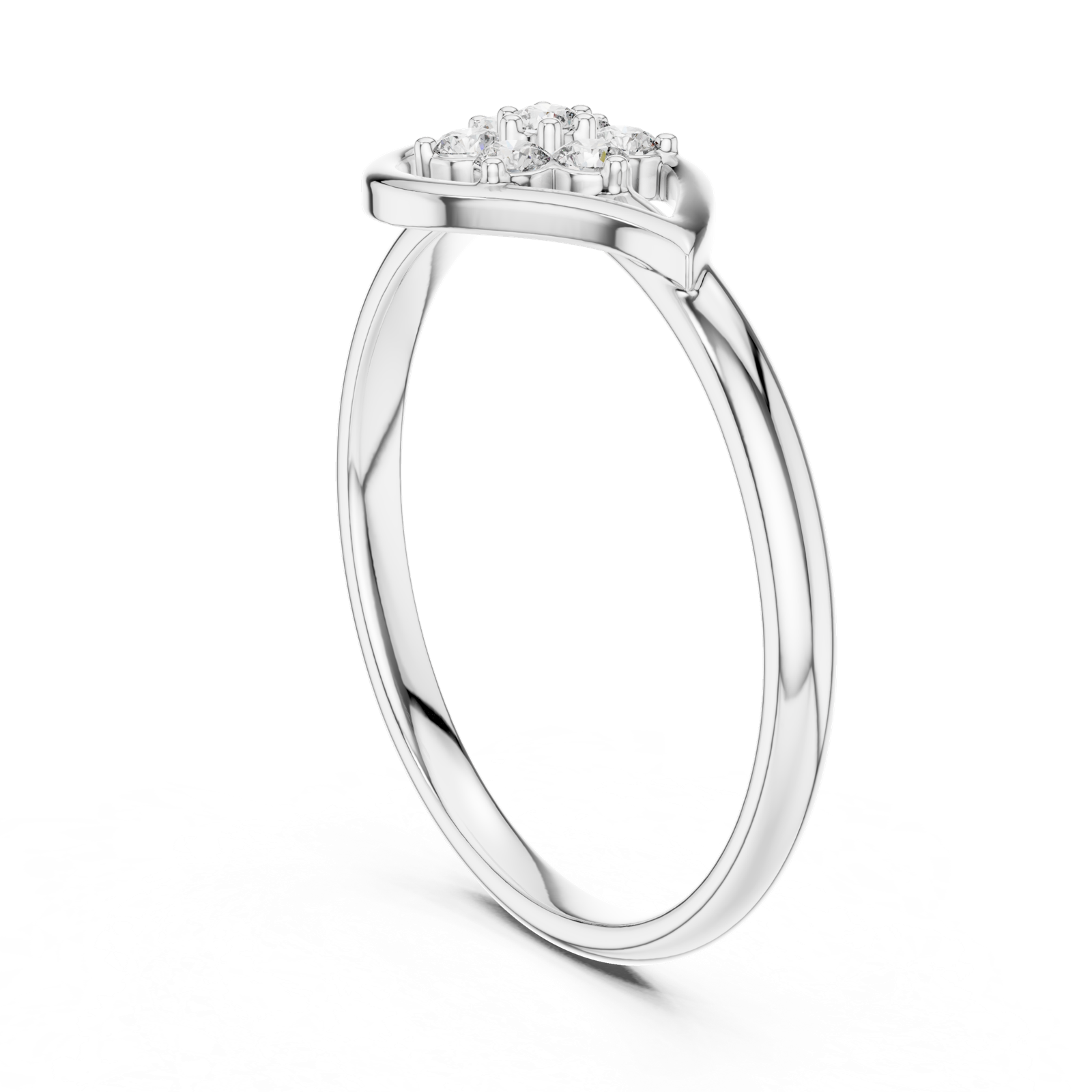 Gold Ring 1 (350), White Gold, view 1