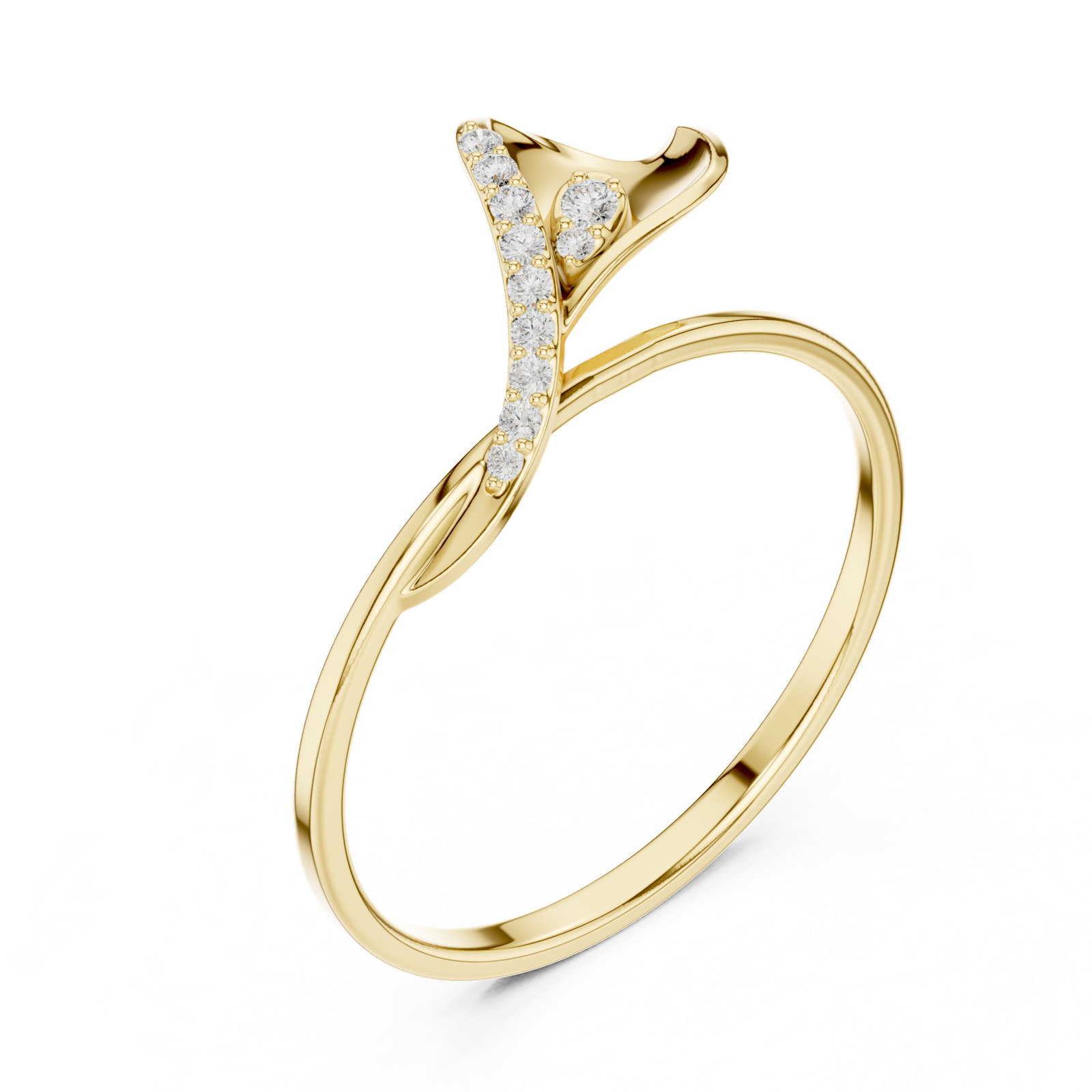 Gold Ring 1 (119), Yellow Gold, view 2