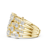 Gold Ring DDLR-866, Yellow Gold, view 3