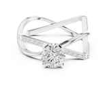 Gold Ring SBWR(50), White Gold, view 4