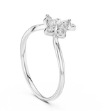 Gold Ring 12-10048@L, White Gold, view 1