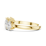 Gold Ring DDLR-1121, Yellow Gold, view 3