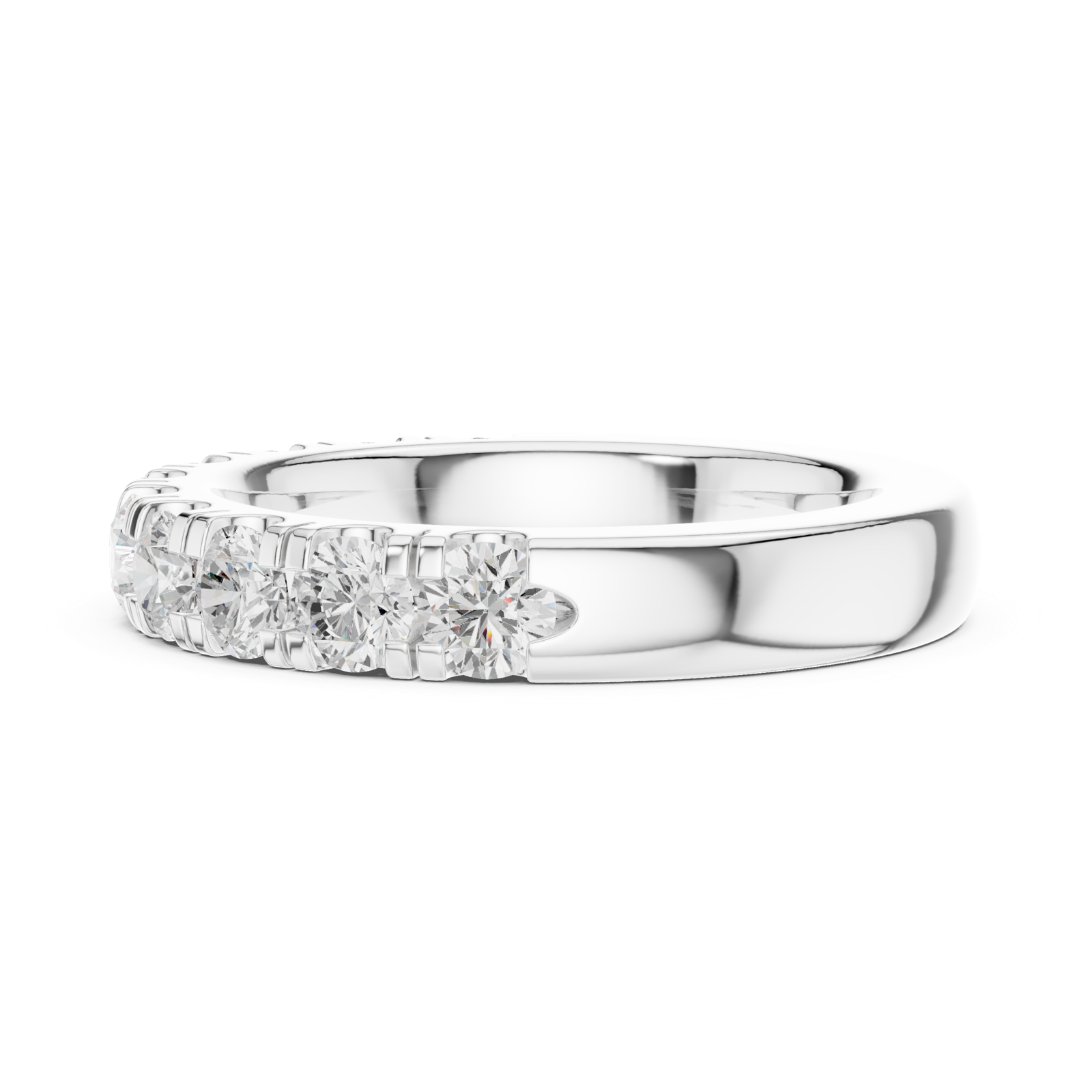 Gold Ring DDLR-599, White Gold, view 3