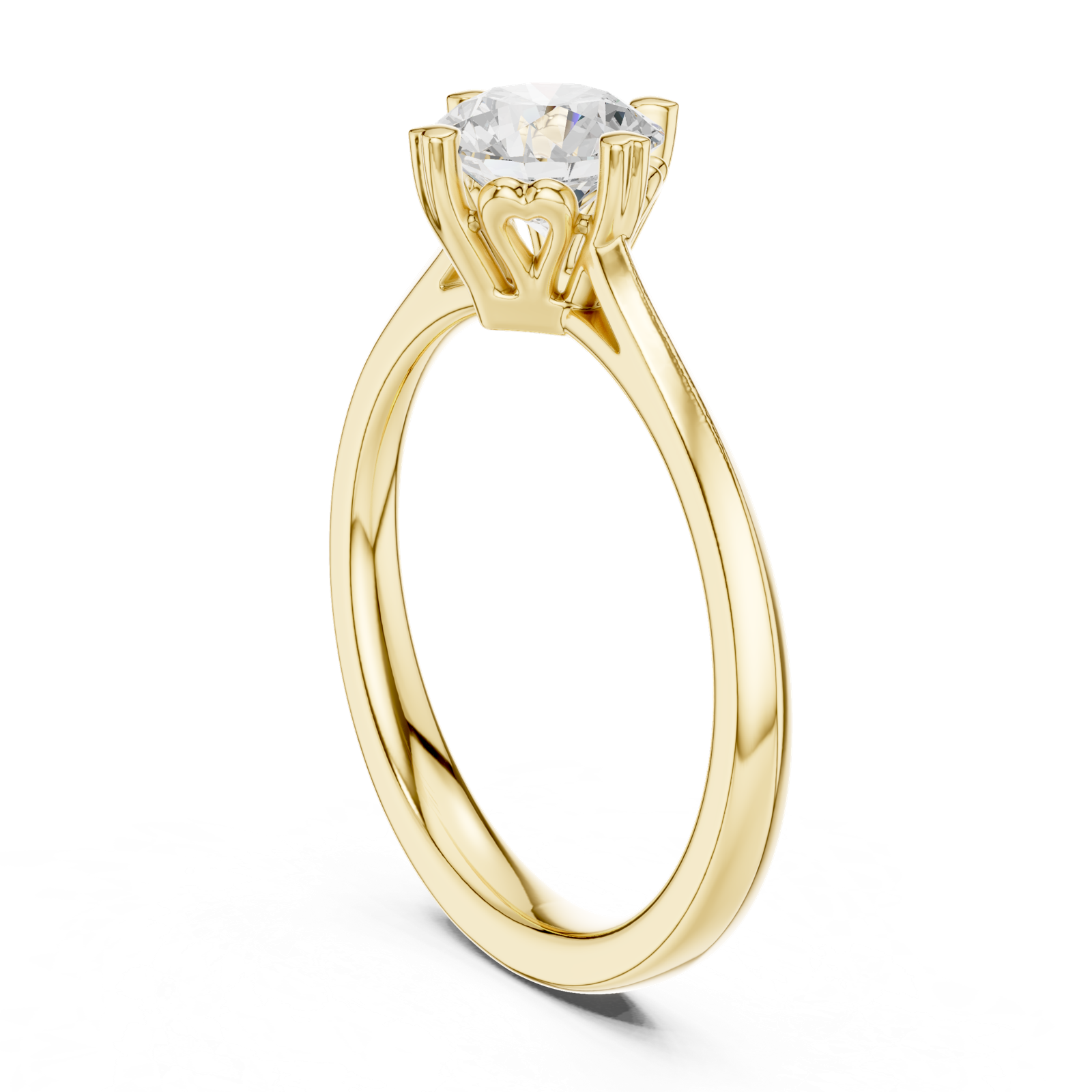 Gold Ring DDLR-546, Yellow Gold, view 1
