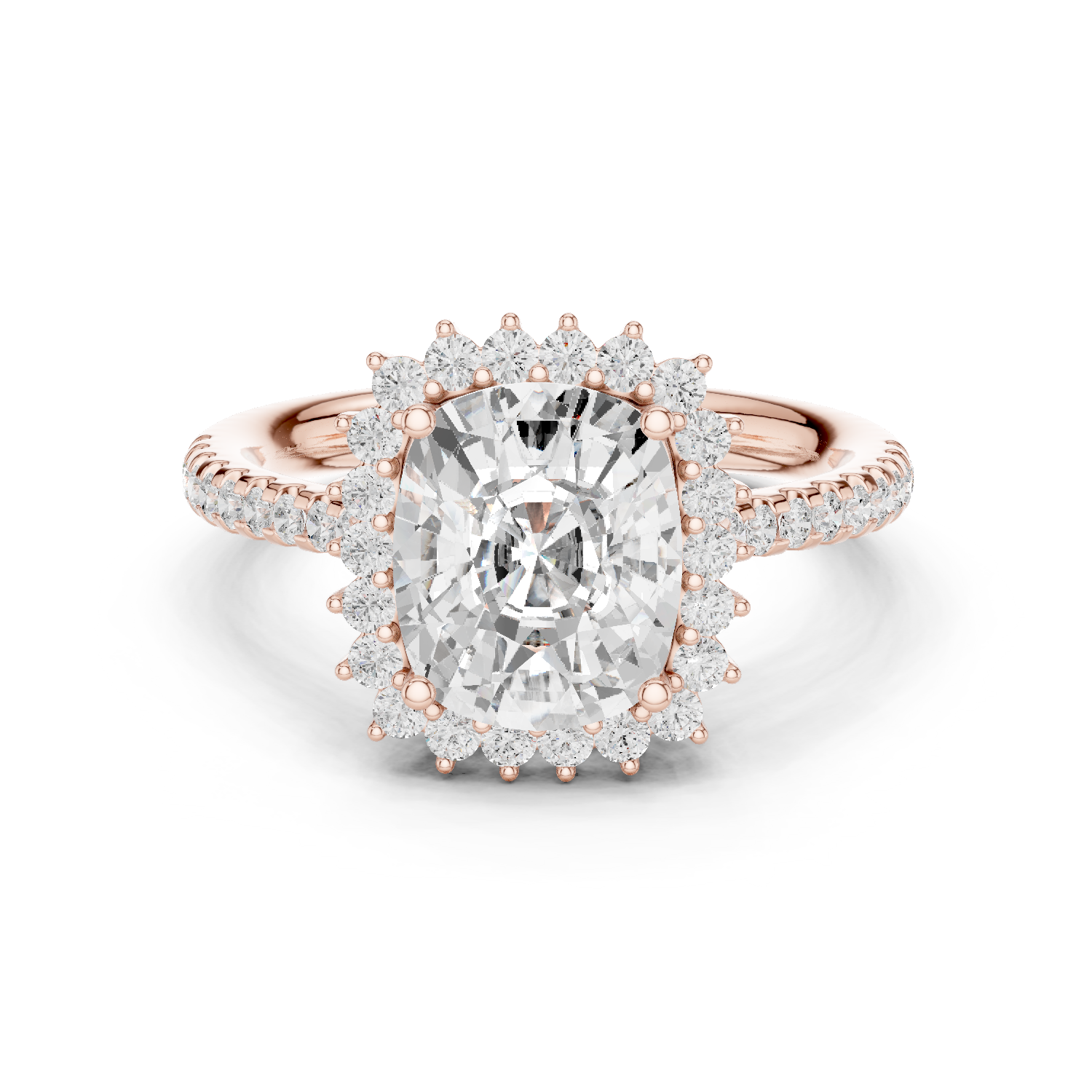 Gold Ring DDLR-732, Rose Gold