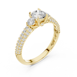 Gold Ring LR-0329, Yellow Gold, view 2