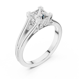 Gold Ring DDLR-036, White Gold, view 2