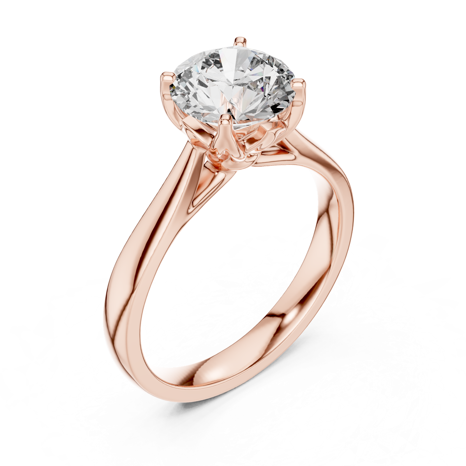 Gold Ring 00001L (7), Rose Gold, view 2