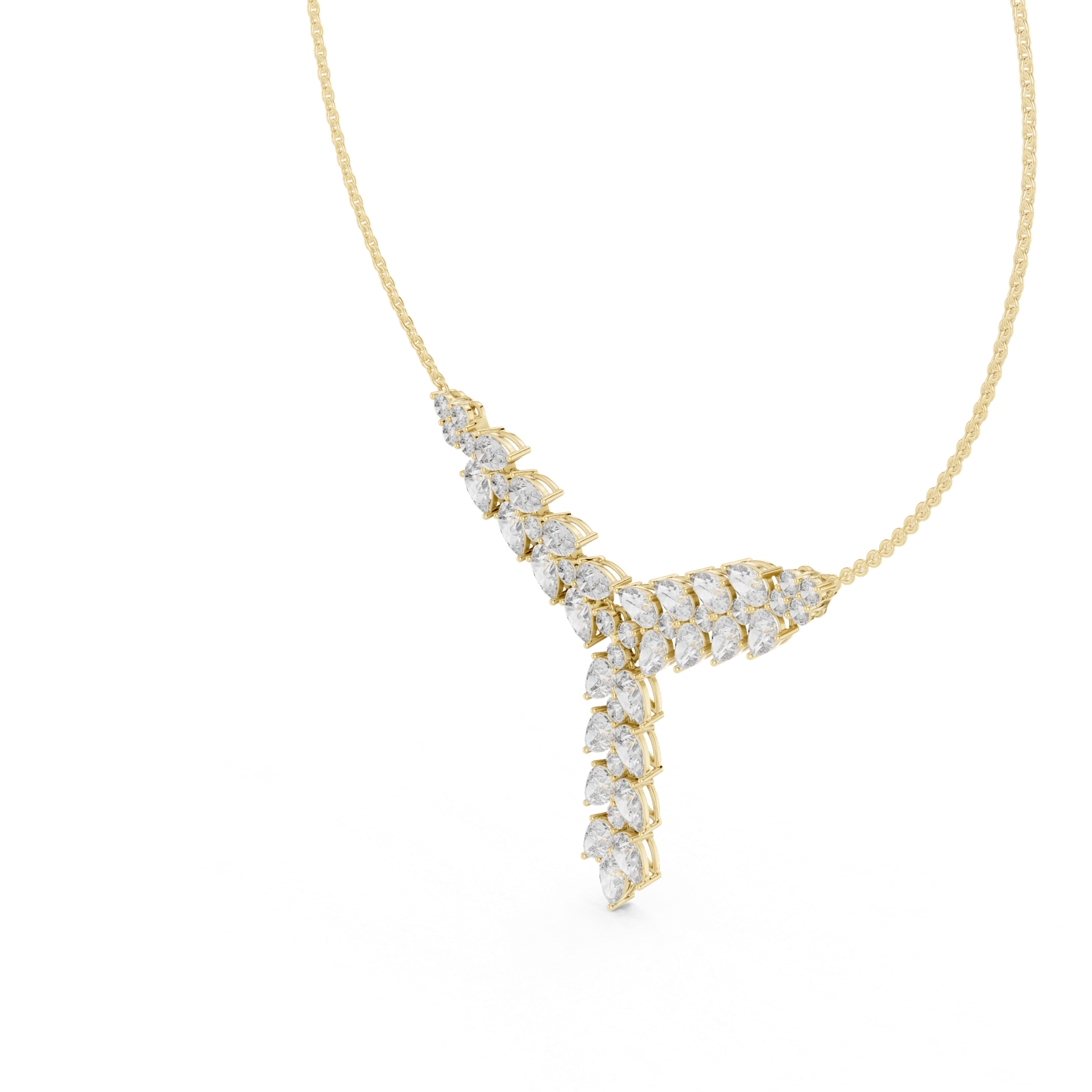 Gold Pendant GNK-0005, Yellow Gold, view 2