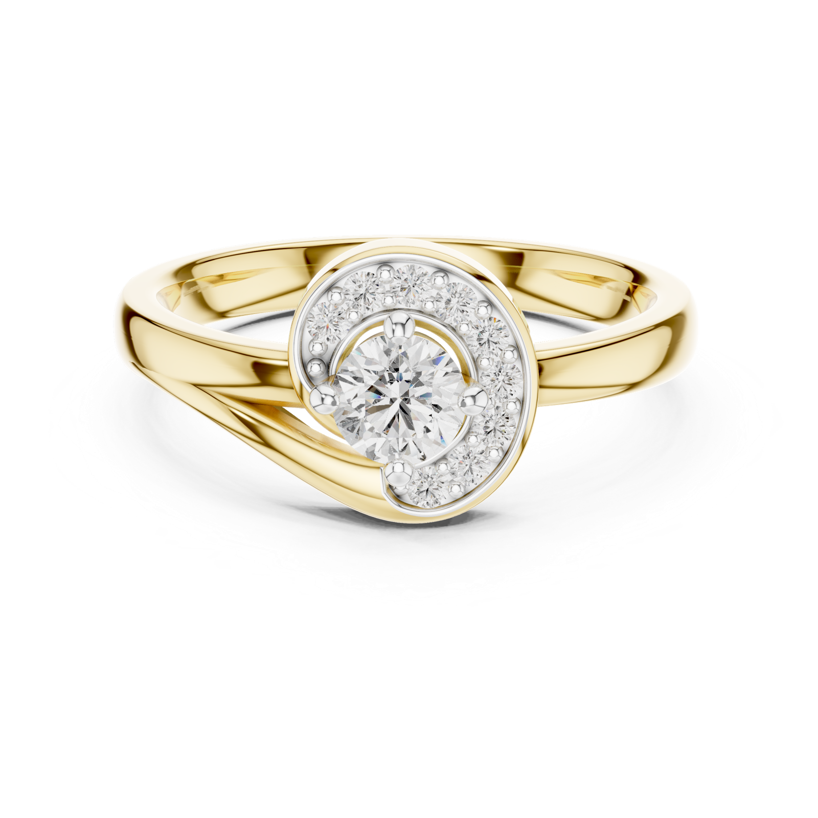 Gold Ring 12-10007@L, Yellow Gold