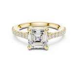 Gold Ring DDLR-875, Yellow Gold, view 4