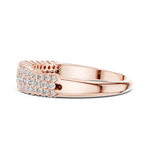 Gold Ring DDLR-449, Rose Gold, view 3