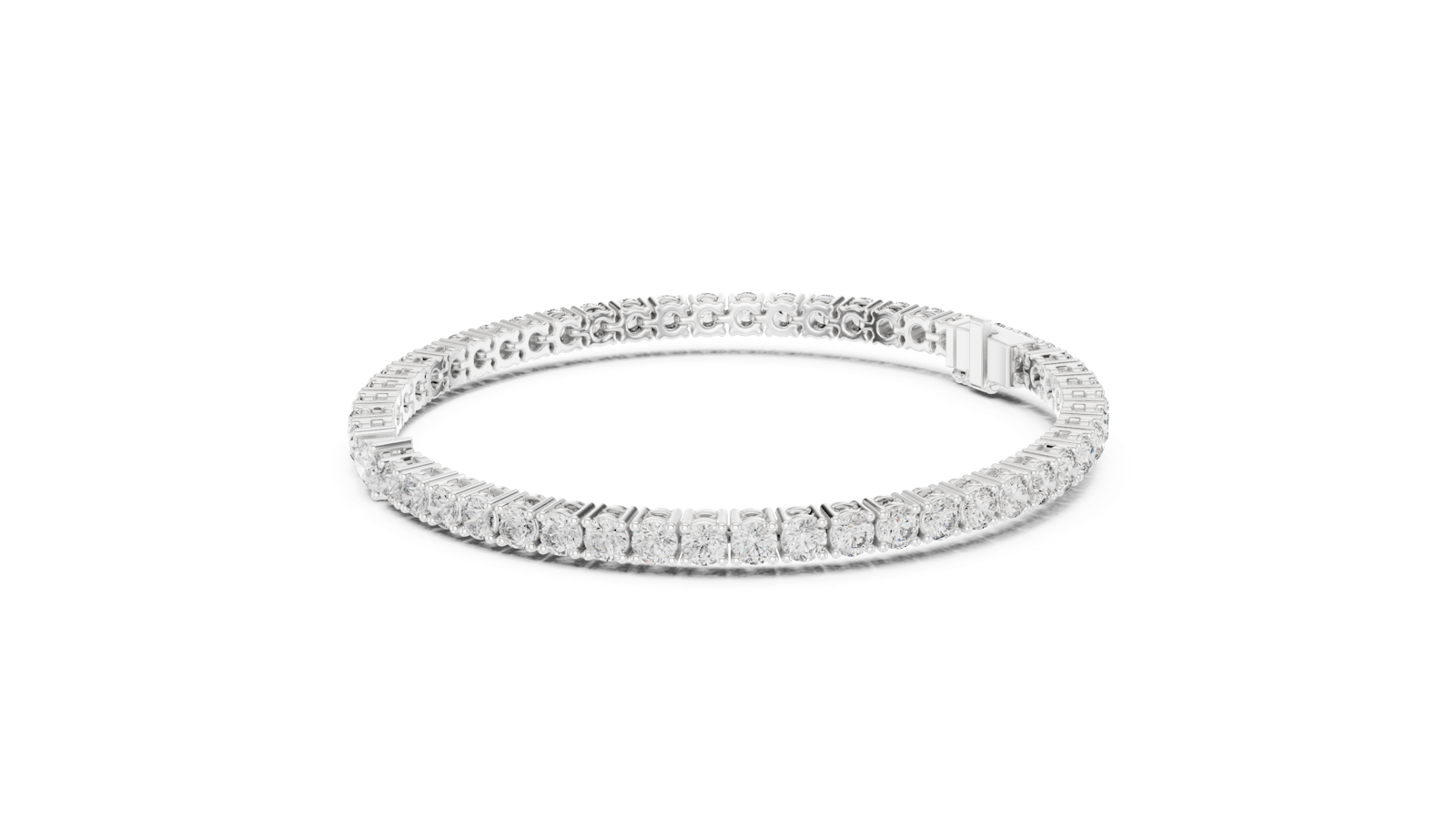 Gold Bracelet GLBR-0015, White Gold, view 1