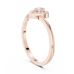 Gold Ring HLR-237, Rose Gold, view 1