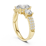 Gold Ring DDLR-718, Yellow Gold, view 1