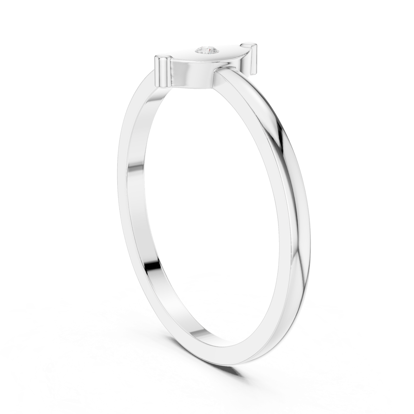 Gold Ring DDLR-466, White Gold