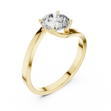 Gold Ring LR-0023, Yellow Gold, view 2