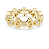 Gold Ring R47, Yellow Gold, view 4