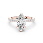 Gold Ring DDLR-887, Rose Gold