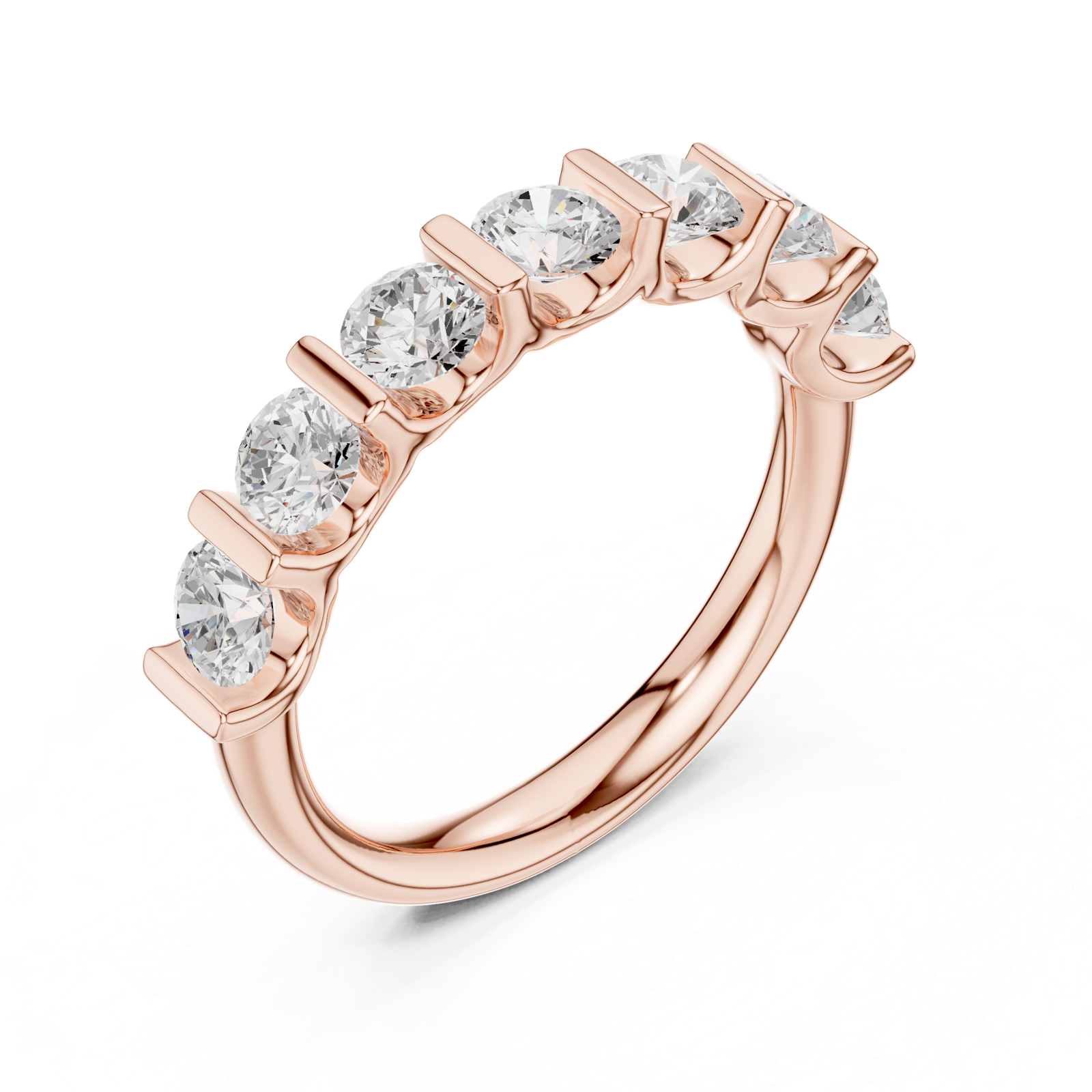 Gold Ring DDLR-669, Rose Gold, view 2