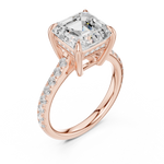 Gold Ring DDLR-1031, Rose Gold, view 2