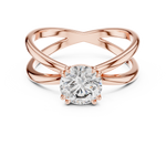 Gold Ring LR-0021, Rose Gold, view 4