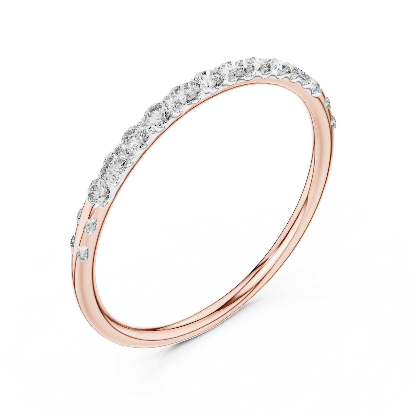 Gold Ring 12-10057@L, Rose Gold, view 2