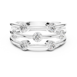 Gold Ring DDLR-464, White Gold, view 4