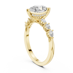 Gold Ring DDLR-1006, Yellow Gold, view 1