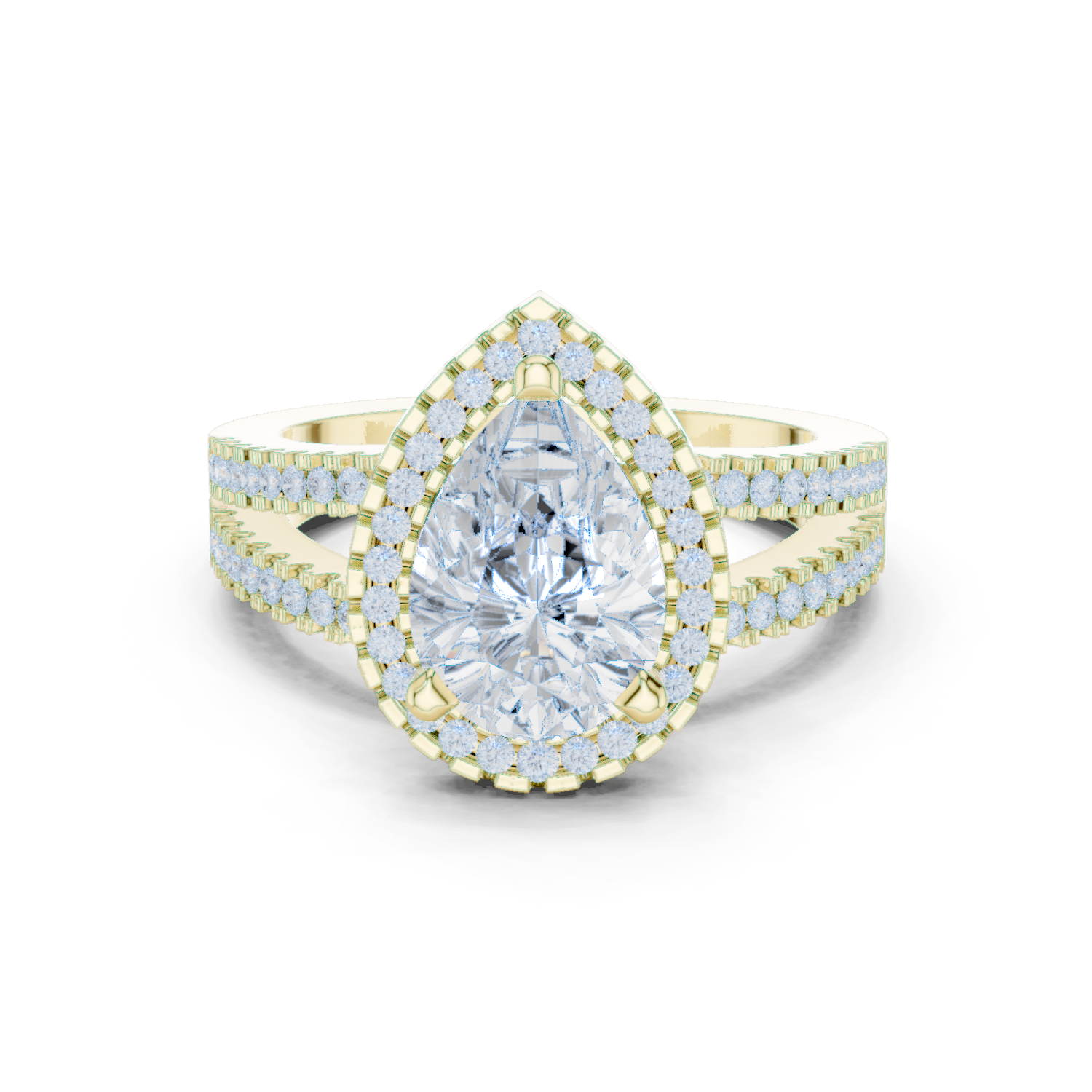 Gold Ring DDLR-350, Yellow Gold