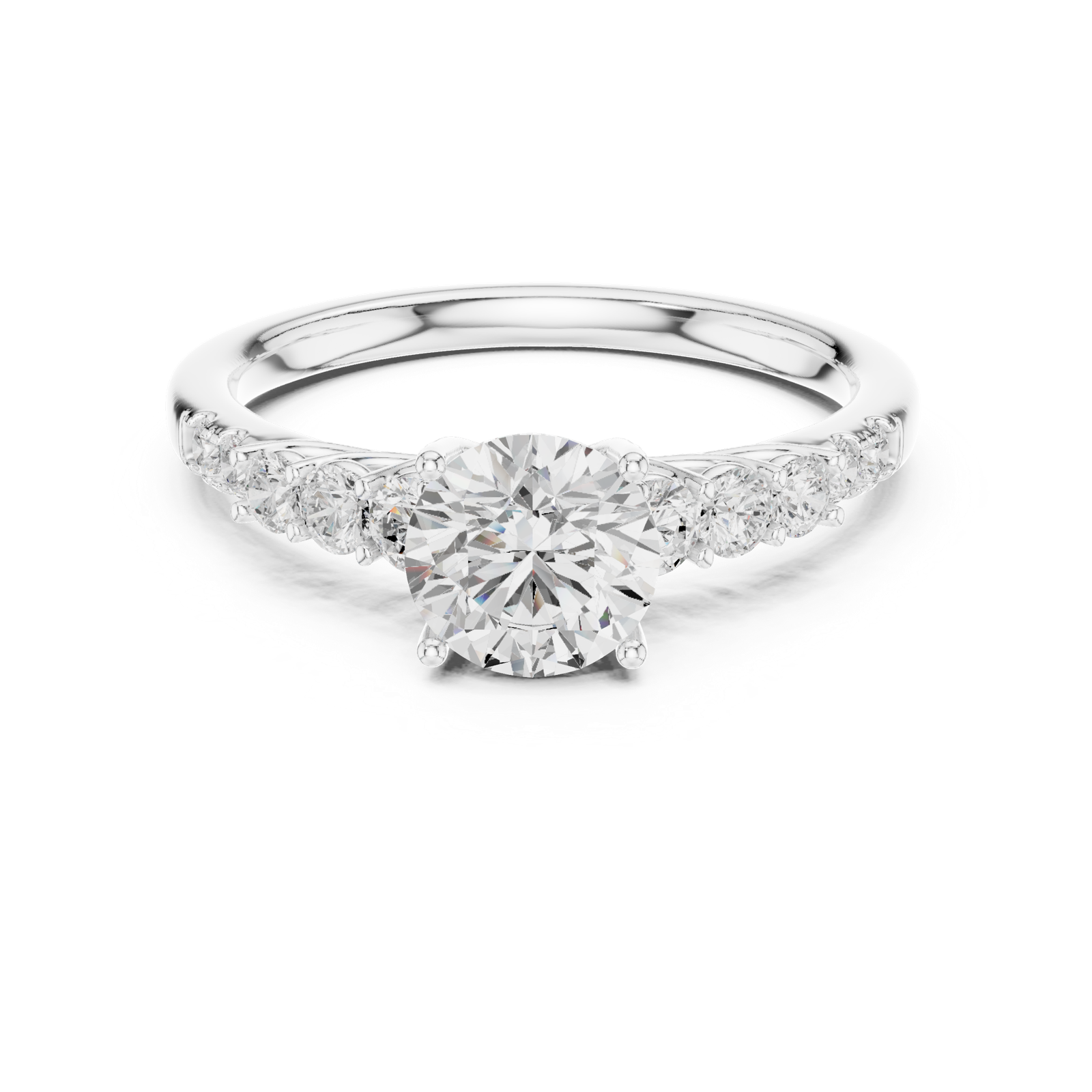 Gold Ring LR-0300, White Gold
