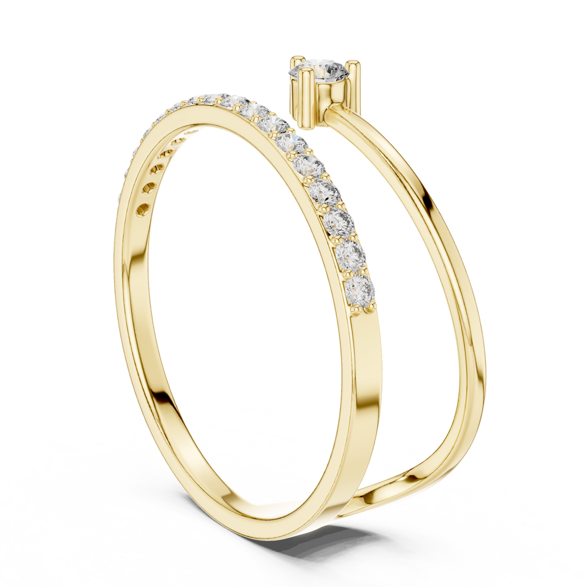 Gold Ring 1 (235), Yellow Gold, view 1