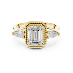 Gold Ring DDLR-274, Yellow Gold, view 4