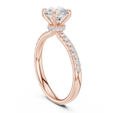 Gold Ring DDLR-643, Rose Gold