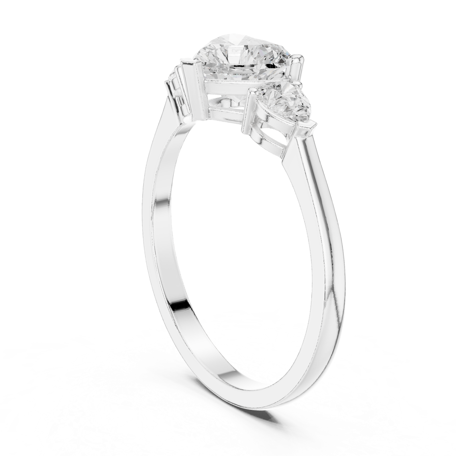 Gold Ring HLR-234, White Gold
