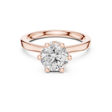 Gold Ring DDLR-176, Rose Gold, view 4