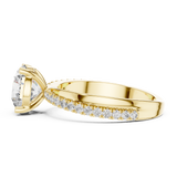 Gold Ring L03-425, Yellow Gold, view 3