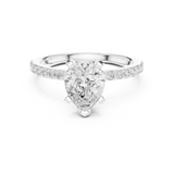 Gold Ring DDLR-889, White Gold, view 4