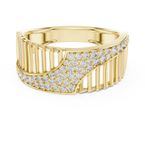 Gold Ring LR-01 (11), Yellow Gold, view 4