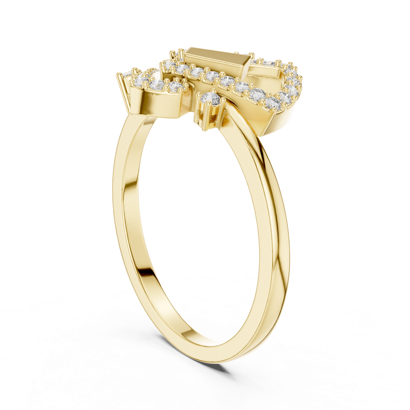 Gold Ring LR-01 (63), Yellow Gold