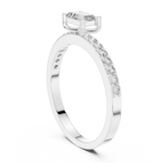 Gold Ring ALR-80, White Gold