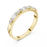 Gold Ring HLR-75, Yellow Gold, view 2