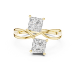 Gold Ring DDLR-519, Yellow Gold, view 4