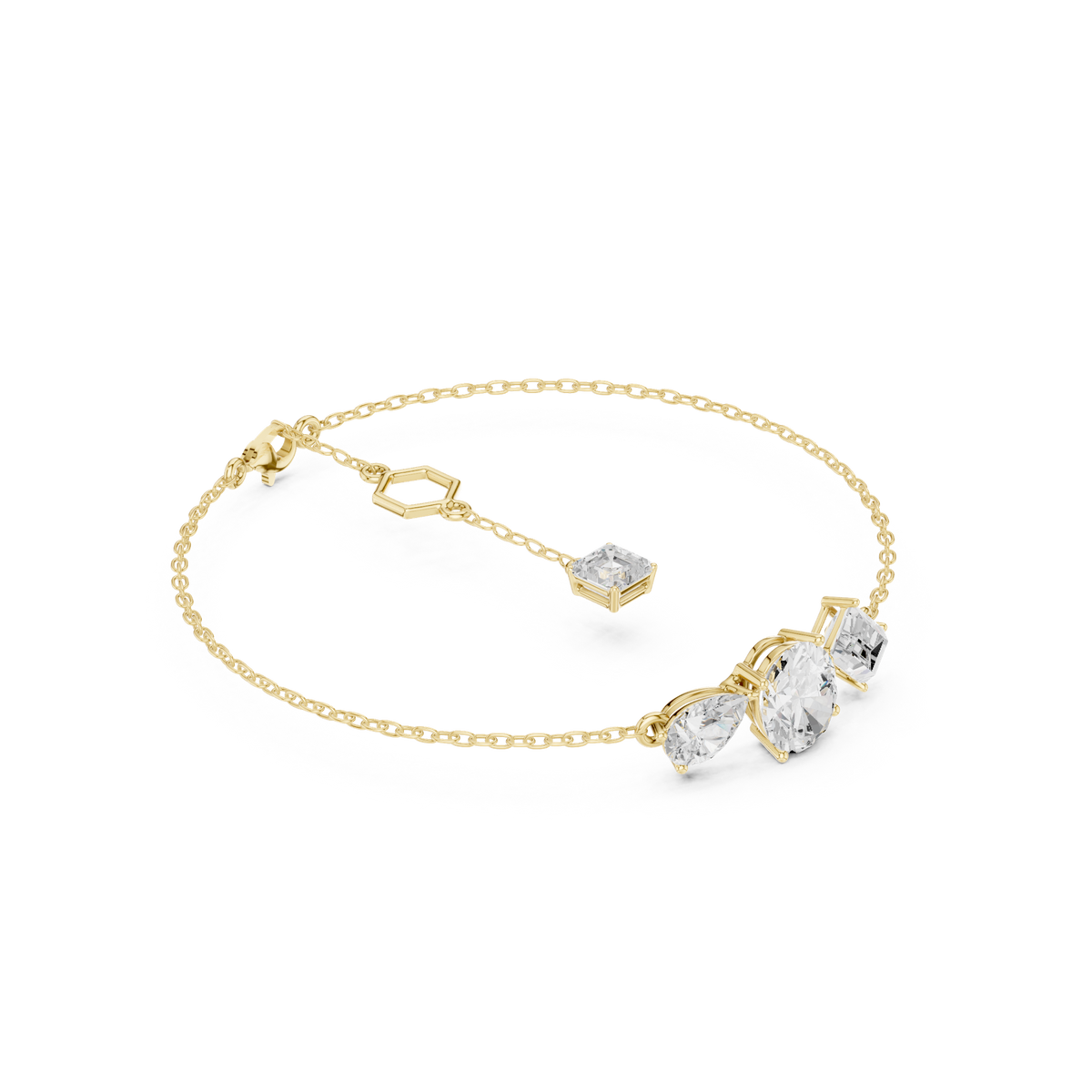 Gold Bracelet SBWB (26), Yellow Gold, view 1
