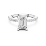 Gold Ring DDLR-886, White Gold, view 4
