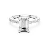 Gold Ring DDLR-886, White Gold, view 4