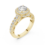 Gold Ring DDLR-778, Yellow Gold, view 2