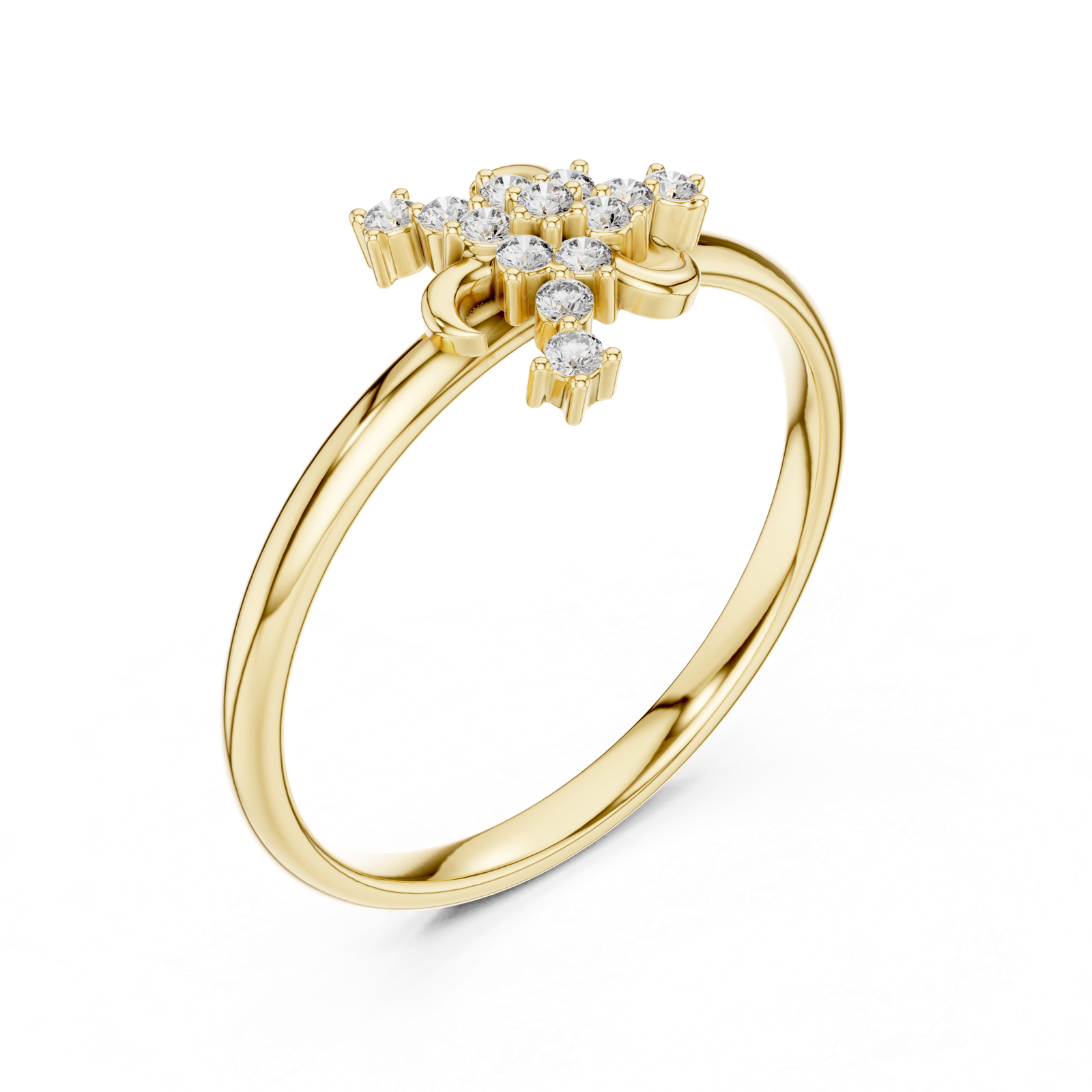Gold Ring 1 (272), Yellow Gold, view 2