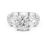 Gold Ring LR-0090, White Gold