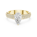 Gold Ring DDLR-1086, Yellow Gold, view 4